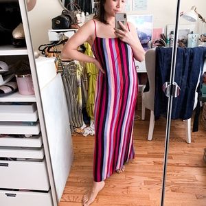 Reformation Striped Maxi Dress